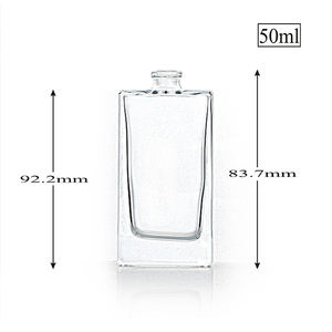 Botella de spray de perfume <span class=keywords><strong>Zara</strong></span> de gama alta Botella de perfume rectangular de 50ml con tapa de aleación de zinc de color dorado - Product Image 4