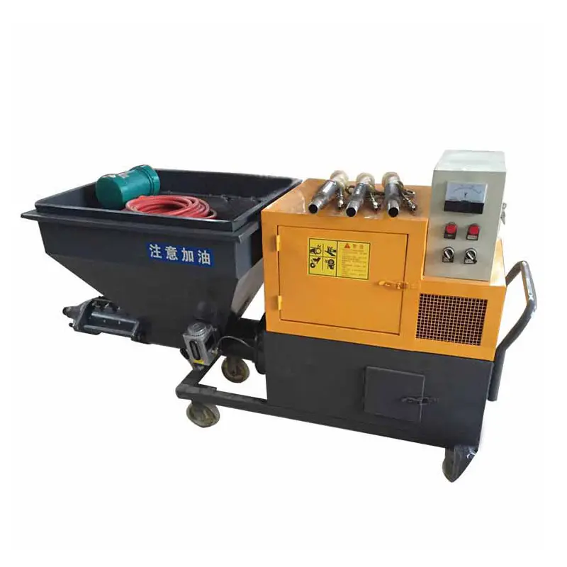 Portable Mortar Plastering Equipment with Easy Operation and Cleaning