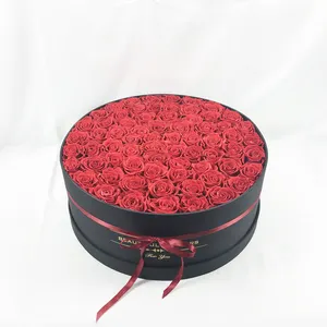 2020 Valentine Hadiah Mewah Diawetkan Mawar Bunga Dekorasi For Women