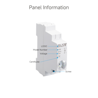Indicateur LED sur rail DIN EAST, indicateur LED modulaire, indication visuelle du circuit, indicateur blanc