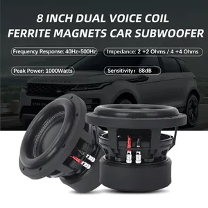 8 Inch Double Magnet Subwoofer Car Speaker Dual Voice Coil Speaker Dual Magnet Car Subwoofer 10/15inch