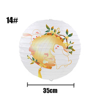 Lanterne extérieure colorée lanterne ronde en papier lanterne de plafond en papier pour décorations de fête de mariage papier suspendu