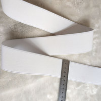 Bande élastique blanche en caoutchouc dur de 2 cm, 3 cm, 4 cm, 5 cm, fournie par le fabricant EW001