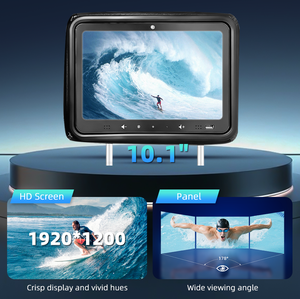 หน้าจอโฆษณาติดหลังเบาะรถยนต์ OEM IPS ขนาด 10 นิ้ว ระบบแอนดรอยด์ 4G WiFi HD หน้าจอสัมผัส พร้อมเซ็นเซอร์ตรวจจับผู้โดยสาร จอภาพติดพนักพิงศีรษะในรถแท็กซี่ - Product Image 6
