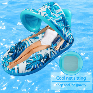 Canapé flottant gonflable d'été <span class=keywords><strong>pour</strong></span> piscine et plage, en PVC, <span class=keywords><strong>pour</strong></span> <span class=keywords><strong>bain</strong></span> <span class=keywords><strong>de</strong></span> <span class=keywords><strong>soleil</strong></span>, lit flottant aquatique, tapis <span class=keywords><strong>de</strong></span> <span class=keywords><strong>soleil</strong></span>, chaise longue aquatique - Product Image 6
