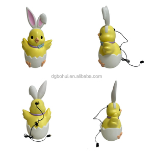 Easter <strong>Egg</strong> PP Ornaments Set Easter Bunny Plastic Ornaments <strong>Egg</strong> Shaped Chick Decorations OEM/ODM Custom Service - Product Image 3