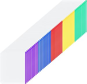 Hot bán bán buôn tùy chỉnh rõ ràng PVC dây kéo chất kết dính túi chèn thư kích thước 5 gói 3 lỗ lá lỏng lẻo nộp hồ sơ 3 màu - Product Image 1