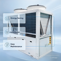 Unit Pemanas dan Pendingin Pompa Panas Sumber Udara Komersial Pompa Panas Udara/Air untuk Hotel, Gedung Perkantoran, Sistem HVAC Central 380V