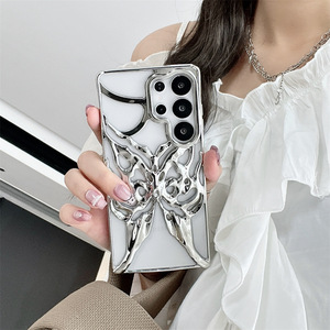 เคสมือถือลายผีเสื้อแบบกลวงสำหรับ <span class=keywords><strong>Samsung</strong></span> A32 <span class=keywords><strong>S32</strong></span>เคสโทรศัพท์ดีไซน์ A56ด้วยไฟฟ้า A55 10C - Product Image 4