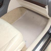 Tapis de voiture Transparent 4 pièces, sans BPA, toutes les intempéries, antidérapants, matériaux durables, adaptés universel, garniture personnalisée