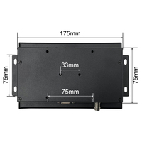 Monitor LCD Industrial de 7 pulgadas IPS VGA AV BNC Pantalla táctil resistiva Caja de metal TFT Marco abierto Pantalla LCD integrada