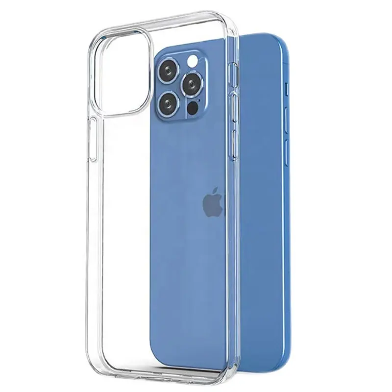 Big Camera Holes Shockproof 1.5mm High Clear TPU Mobile Phone Case For iPhone 15 14 13 12 11 Pro Max X XS XR 8 7 6