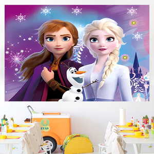 Decorazioni per Feste a Tema Frozen con Elsa e Anna, Banner Principessa Elsa per Compleanni e Matrimoni - Product Image 3