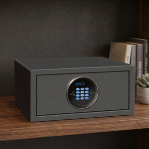 Tengle MC-SB2 Mini Digital Fireproof Home Hotel <b>Safe</b> Fingerprint <b>Lock</b> Steel Metal Material Bank Security Money Storage - Product Image 3