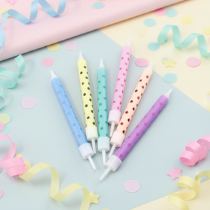 Velas <span class=keywords><strong>de</strong></span> <span class=keywords><strong>Cumpleaños</strong></span> <span class=keywords><strong>de</strong></span> Lujo Coloridas <span class=keywords><strong>de</strong></span> Alta Calidad con Diseño <span class=keywords><strong>de</strong></span> Puntos <span class=keywords><strong>para</strong></span> Fiestas, Bodas, Regalo <span class=keywords><strong>para</strong></span> Mujeres - Product Image 2