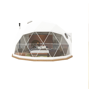 Dôme de glamping en PVC de 6 m de diamètre, tente yourte de luxe pour <span class=keywords><strong>le</strong></span> camping en plein air, avec design imperméable, <span class=keywords><strong>à</strong></span> <span class=keywords><strong>vendre</strong></span> - Product Image 6