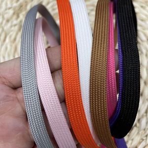 Cordon plat ciré imperméable en grande quantité pour sacs, chaussures, textiles de maison et vêtements, diamètre 10 mm, cordon de serrage tressé - Product Image 1