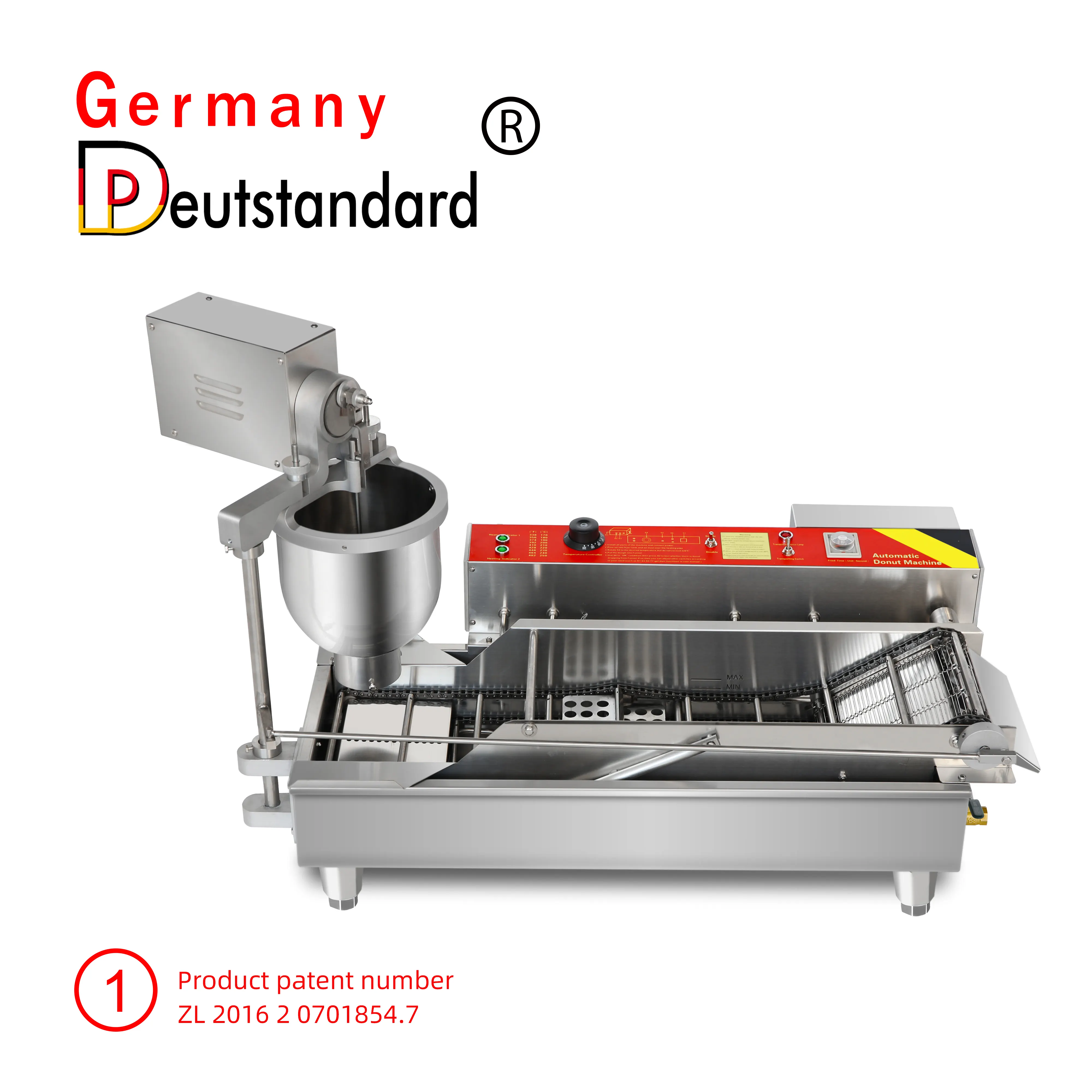 독일 Deutstandard 다른 스낵 식품 자동 도넛 기계 공장 가격