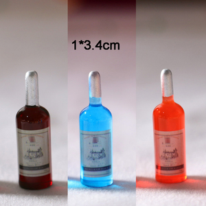 ขวดไวน์จิ๋วสำหรับตกแต่งบ้านตุ๊กตา เครื่องดื่มเบียร์ขนาดเ<span class=keywords><strong>ล</strong></span>็ก ของตกแต่ง DIY - Product Image 2