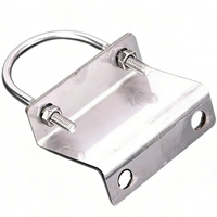 Collier de fixation en U pour tuyau, en acier inoxydable antirouille, pour la construction de pipelines de gaz, support de tuyau en U pré-assemblé