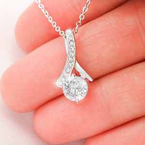Collier classique My Soulmate avec carte personnalisée - Pendentif en cristal de cuivre, bijou romantique, cadeau pour la Saint-Valentin, la fête des mères, UIONEN - Product Image 3