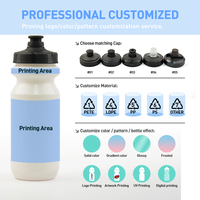 Bouteille de sport pour cyclisme 630 ml, sans BPA, en plastique, facile à transporter et à presser, pour les trajets quotidiens et le fitness