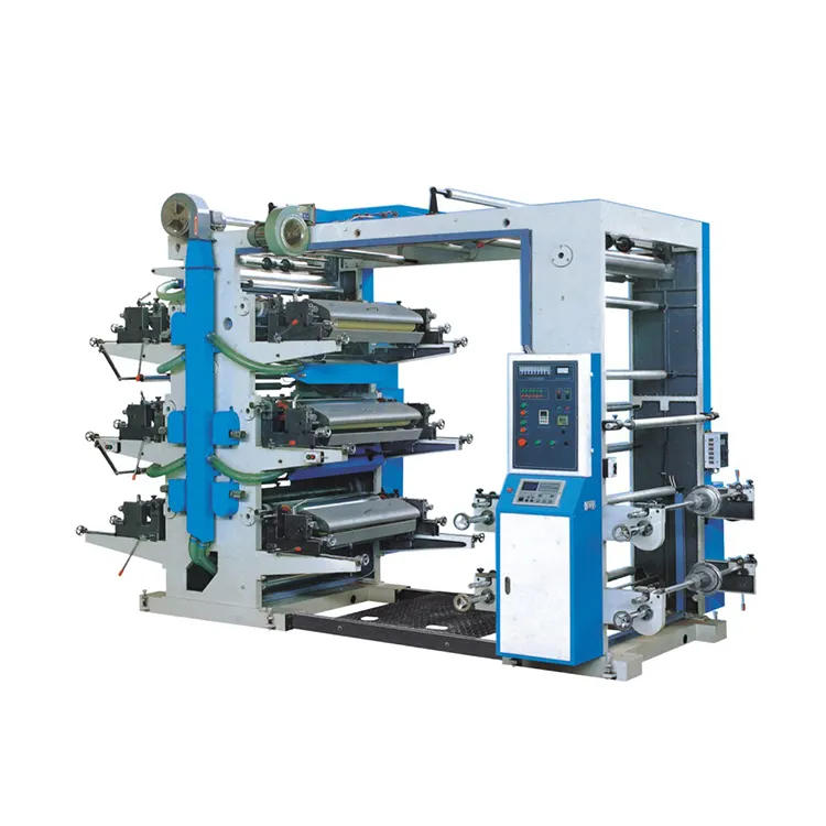 Máquina de impressão flexível de papel, alta qualidade 2 4 6 cores