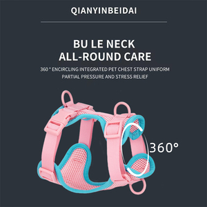 Arnés de chaleco de poliéster ajustable de lujo para perros, suministros para mascotas, arnés de seguridad transpirable para el pecho, accesorios para perros - Product Image 2