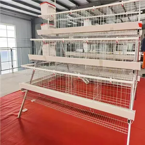 Design Modern Poultry Farm House Automatic Galvanized Battery Chicken Cages For Sale Animal & poultry husbandry equipment