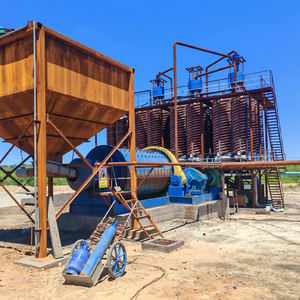 Équipement de traitement des minerais non motorisé LL1200 pour laverie de chrome sud-africaine avec chute spirale en fibre de verre - Product Image 4