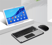 Aluminium Alloy ABS Scissor Tombol Kaki Mini Keyboard Nirkabel untuk Tablet PC Komputer Laptop