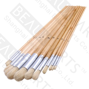 <span class=keywords><strong>Peinture</strong></span> <span class=keywords><strong>gouache</strong></span> acrylique à l'huile de pinceau d'art d'artiste en poils de porc ronds - Product Image 1