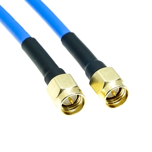 สายเชื่อมต่อ RF ความถี่สูง RG405ฟ้ากึ่งยืดหยุ่น SMA ชาย-ชายสายเสาอากาศ086ลดทอนต่ำ - Product Image 2