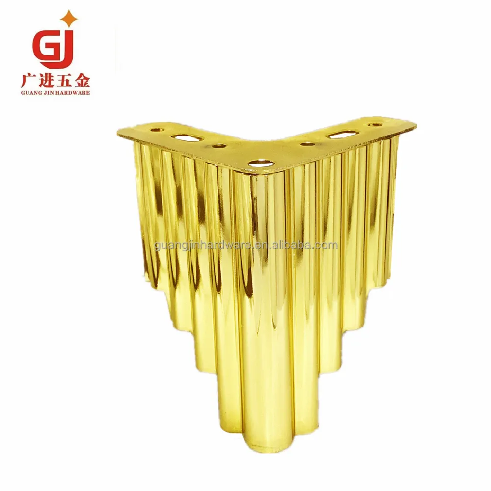 Hot Sale 2023 Hardware Accessories Metal Sofas Legs Gold Furniture Legs Office Support Feet For Cabinet Sofas