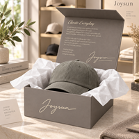 Boîte à fermeture magnétique avec logo personnalisé, boîte pliable de luxe en carton robuste, emballage pour casquette de baseball, boîte cadeau pour casquette snapback haut de gamme