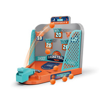 Nouveau jeu de société éducatif en plastique pour enfants, machine de tir au basket-ball miniature, jeux de sport interactifs pour table de fête