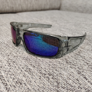 2025 नए अद्यतन यूनिसेक्स डिजाइनर साइकिलिंग गॉगल पुरुषों के खेल धूप का चश्मा Uv400 लेंस बड़ा सफेद नीला सूरज चश्मा कस्टम लोगो - Product Image 6