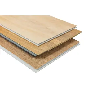 Custom Click Floating Commercial Rigid SPC Flooring Interlock Lvt SPC Wood Grain Click Laminate Flooring