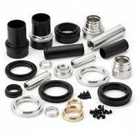 Anneau de mise au point usiné CNC de précision pour lentilles optiques professionnelles, composants d'accessoires de caméra en alliage d'aluminium sur mesure