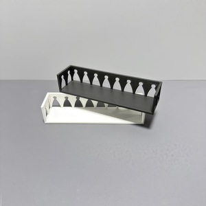 Accesorios de decoración para casa de muñecas, estantes de pared de estilo europeo, balcón gótico, adornos de escena en <span class=keywords><strong>miniatura</strong></span> para bricolaje - Product Image 1