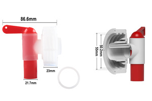 Din51 Op Maat Gemaakt Alle Soorten Kleur Water Dispenser Schroef Aeroflow Kraankranen Kranen Voor Trommel Of Vat - Product Image 2