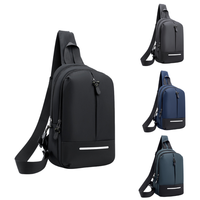 Nouveaux produits tendance 2026 Porte-cartes personnalisé avec logo Sangles d'épaule réglables Sac à bandoulière léger multi-poches