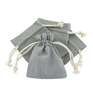 Sac fourre-tout à cordon de serrage, double compartiment fin pour pain et herbes, 10x15cm, sac à rabat personnalisé avec logo en sergé, sacs à main anti-gueule de bois - Product Image 6