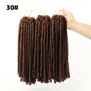 Extensions <span class=keywords><strong>de</strong></span> cheveux Kanekalon Cabelo <span class=keywords><strong>Nina</strong></span> Softex 3X Pauqre 14 pouces, Dreadlocks Cabelos <span class=keywords><strong>Nina</strong></span> Softex 400g, Crochet 210g, Tresses Longues - Product Image 4