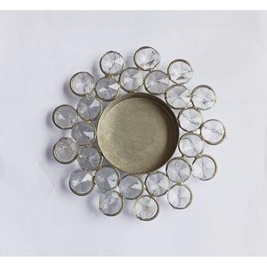 PARIJAT HANDICRAFT Diya 4.5 Inch Glass <b>Tealight</b> Candle <b>Holders</b> for Home Decor Balcony Decoration Diwali Gifts-Outdoor Candle - Product Image 3