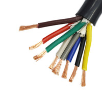 Câble électrique flexible RVV 1mm 1.5mm 2.5mm 4mm 6mm 10mm 2x0.75MM 4x2.5MM 3x0.75MM2 4x1.5MM2
