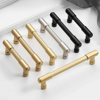 Tiradores y Perillas Modernos de Aleación de Zinc Pulido Cromado Brillante Plateado para Muebles, Armarios, Cajones y Puertas, Ideales para Dormitorios, Baños y Hoteles