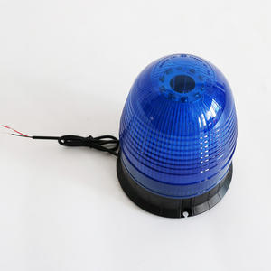 60W Haute Luminosité Bleu LED Voiture/Camion Avertissement Flash Balise Stroboscopique Base Magnétique D'urgence Ambulance École Wrangler EcoSport - Product Image 4