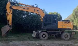 Excavadora de ruedas HYUNDAI 210W-7 de 21 toneladas, maquinaria de construcción usada en stock, equipo, rueda - Product Image 6