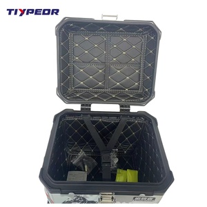 TIYPEOR Coffre arrière en aluminium pour <span class=keywords><strong>moto</strong></span> 36L, grande valise étanche, boîte de rangement pour <span class=keywords><strong>moto</strong></span>, pour R1200R R1200S R1250GS - Product Image 6